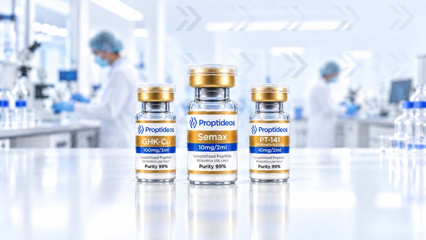 Laboratório Proptideos — peptídeos de alta pureza